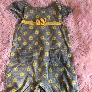 Romper - Yellow Flowers